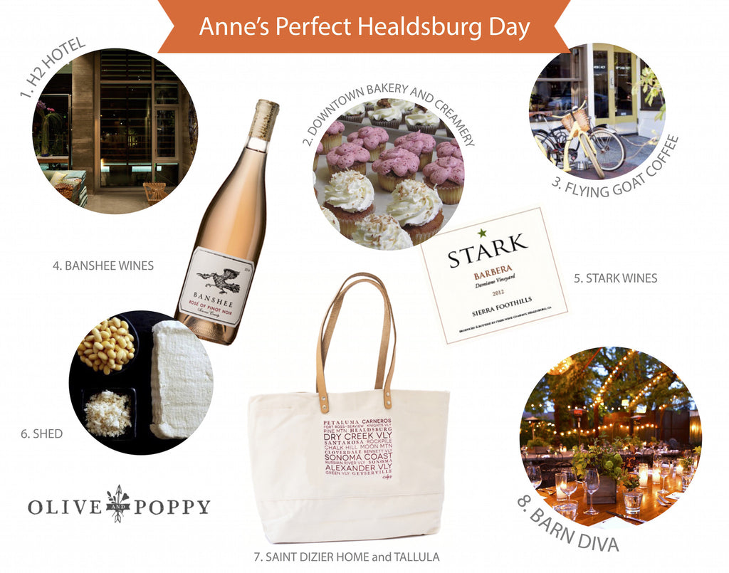 Anne's Perfect Healdsburg Day