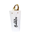 Leather Handle Wine Totes