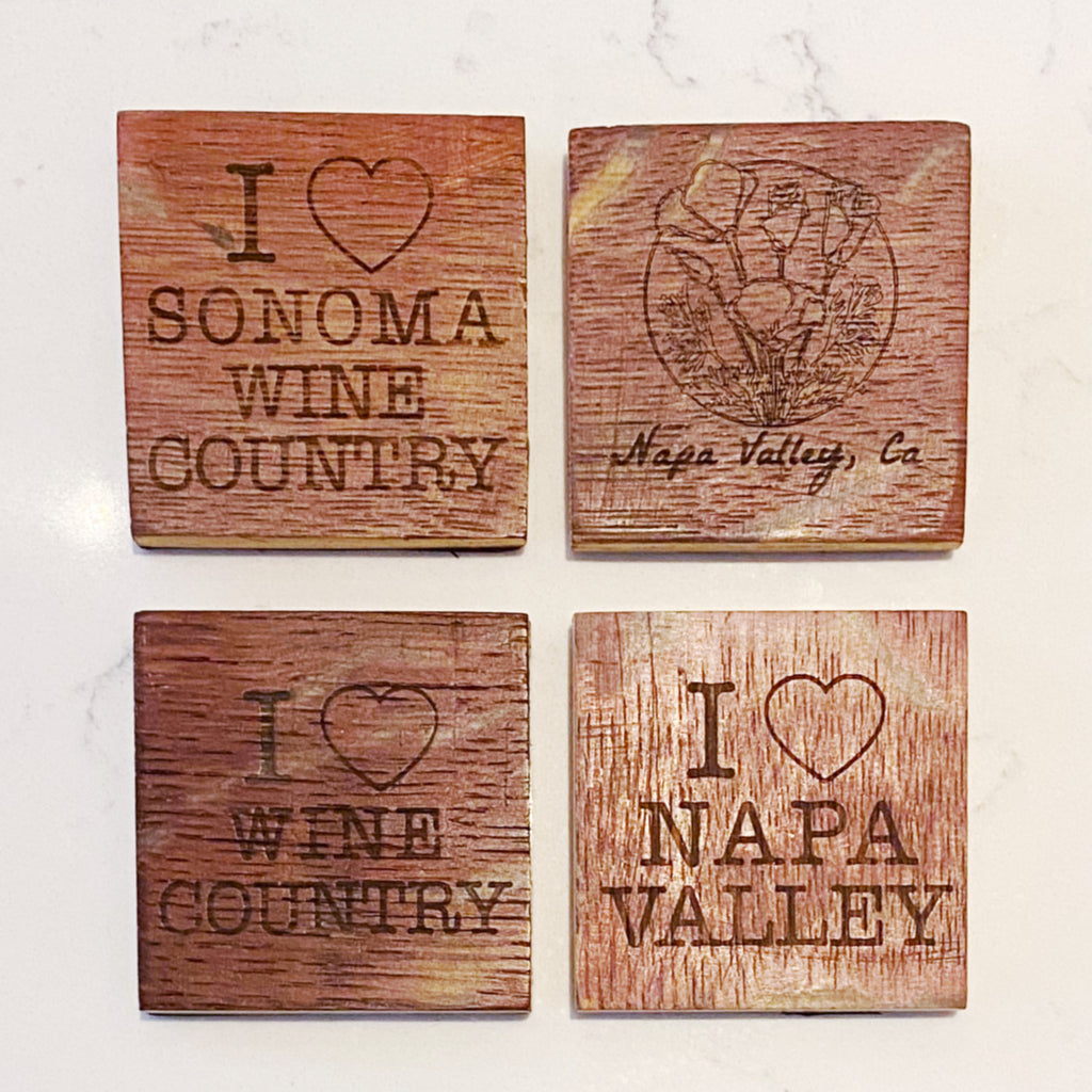 Wine Country Magnets - Olive and Poppy